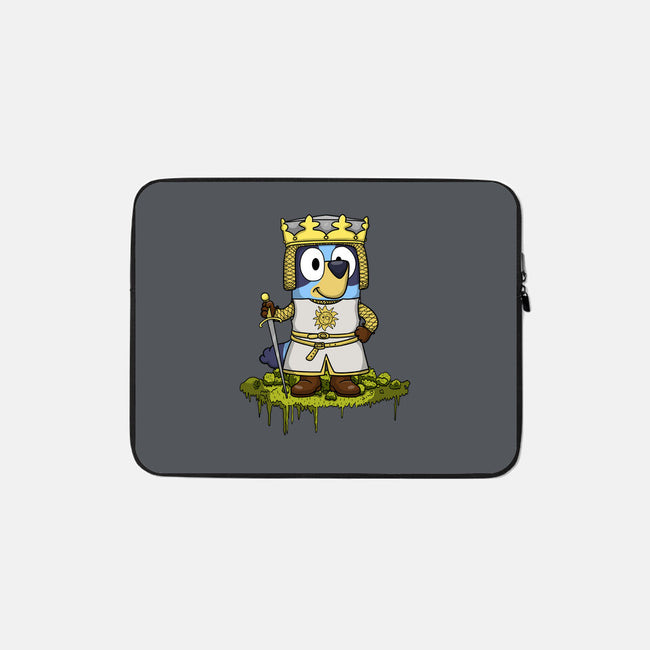 Bluey And The Holy Grail-None-Zippered-Laptop Sleeve-JamesQJO