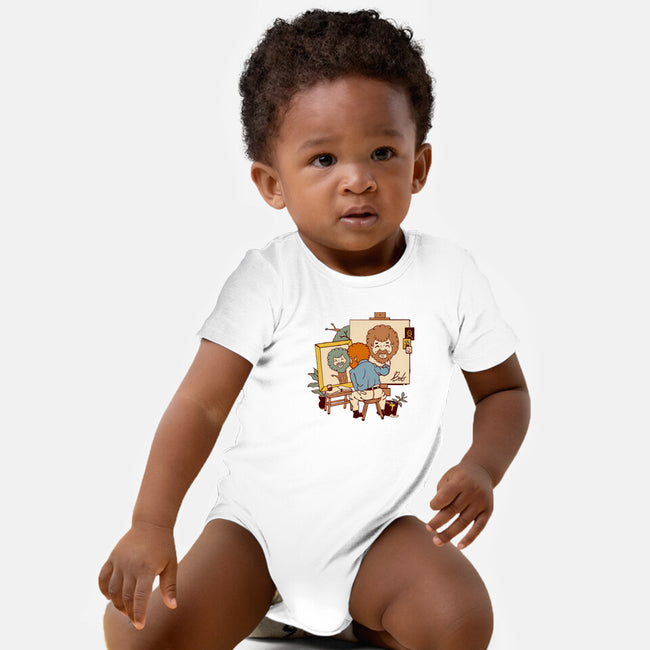 Happy Triple Portrait-Baby-Basic-Onesie-vp021