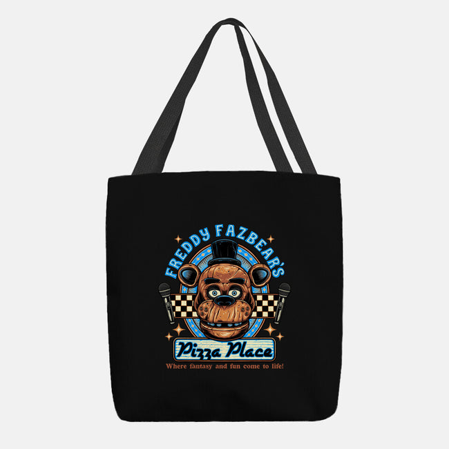 Freddy’s Pizza Place-None-Basic Tote-Bag-momma_gorilla