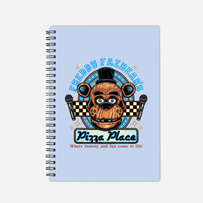 Freddy’s Pizza Place-None-Dot Grid-Notebook-momma_gorilla