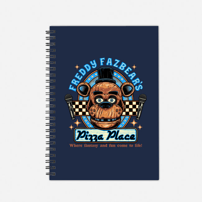 Freddy’s Pizza Place-None-Dot Grid-Notebook-momma_gorilla