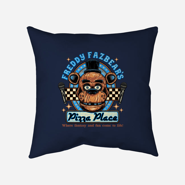 Freddy’s Pizza Place-None-Non-Removable Cover w Insert-Throw Pillow-momma_gorilla