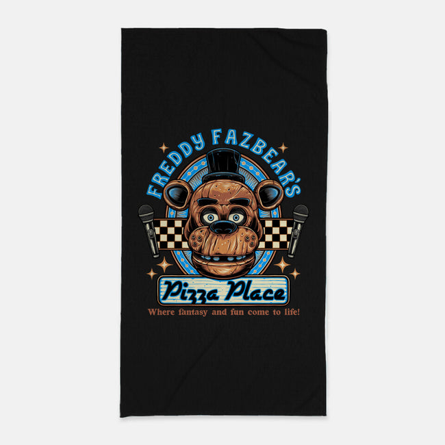 Freddy’s Pizza Place-None-Beach-Towel-momma_gorilla