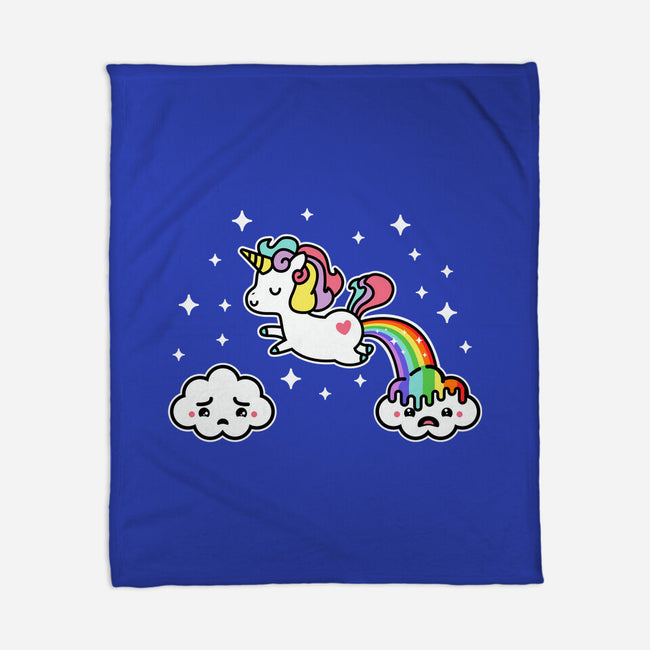 Poopiecorn-None-Fleece-Blanket-demonigote