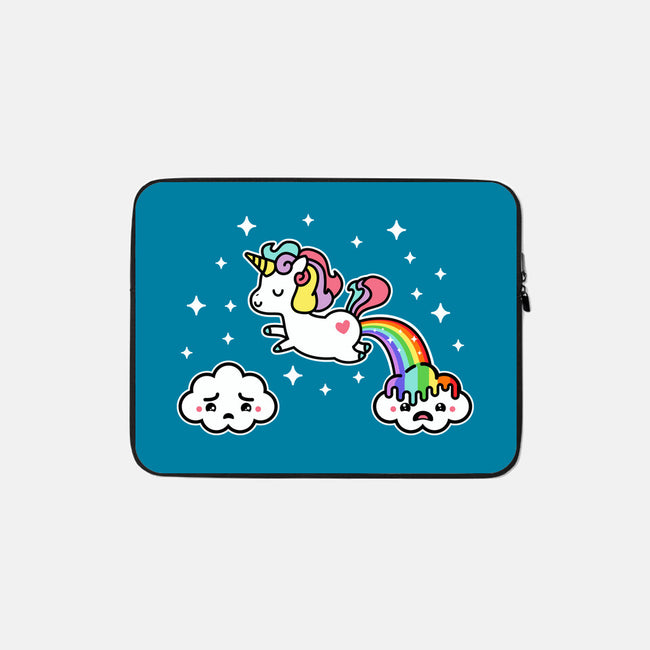 Poopiecorn-None-Zippered-Laptop Sleeve-demonigote