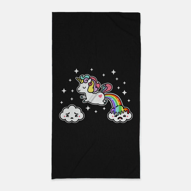 Poopiecorn-None-Beach-Towel-demonigote