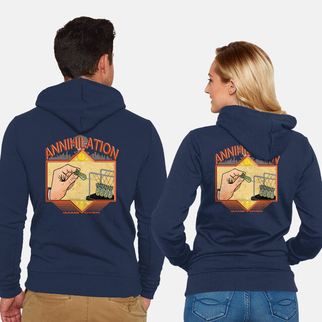 The Annihilation Game-Unisex-Zip-Up-Sweatshirt-palmstreet