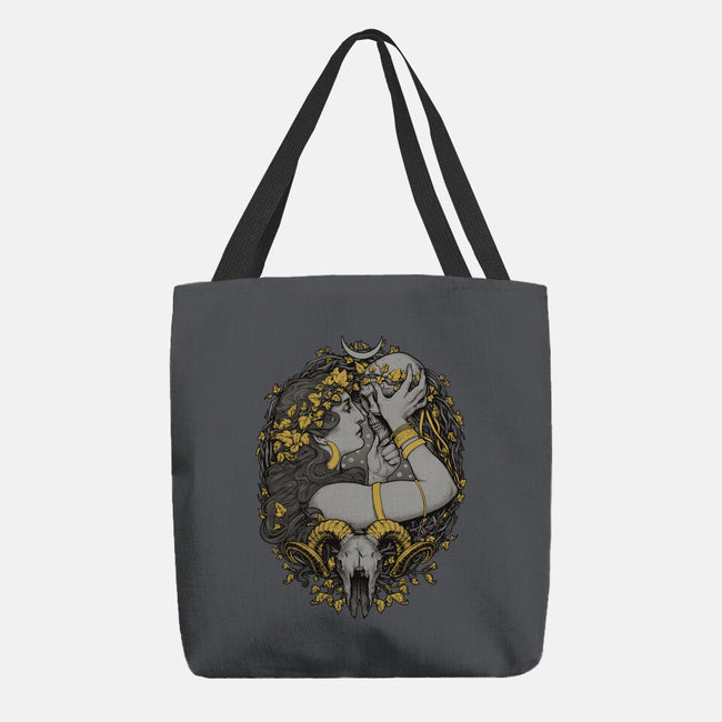 Skull Witch-None-Basic Tote-Bag-MedusaD