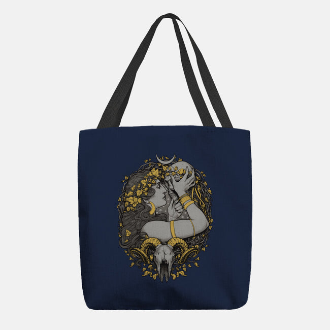 Skull Witch-None-Basic Tote-Bag-MedusaD