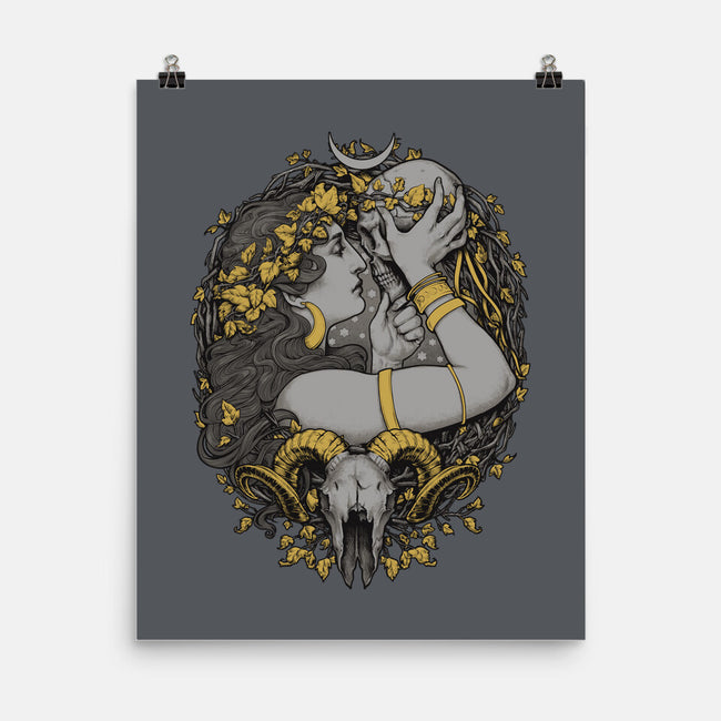 Skull Witch-None-Matte-Poster-MedusaD