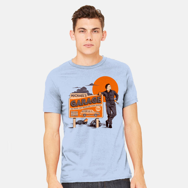 Michael's Garage-Mens-Heavyweight-Tee-Hafaell