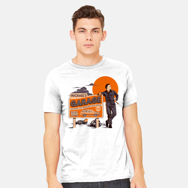 Michael's Garage-Mens-Heavyweight-Tee-Hafaell