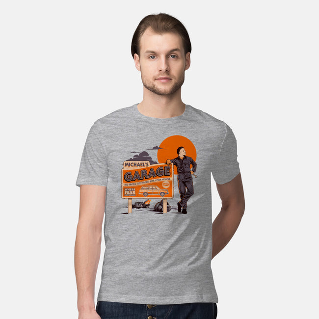 Michael's Garage-Mens-Premium-Tee-Hafaell