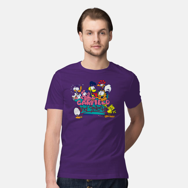 Cat And Friends-Mens-Premium-Tee-dalethesk8er