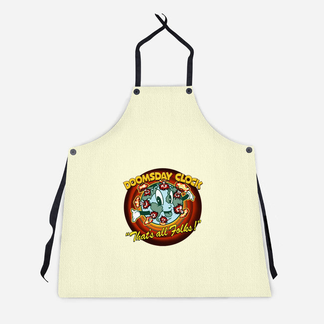 Doomsday Clock-Unisex-Kitchen-Apron-palmstreet