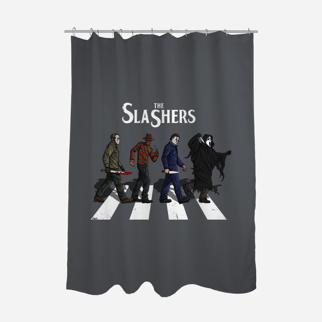 The Slashers-None-Polyester-Shower Curtain-drbutler