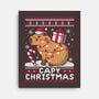 Capy Christmas-None-Stretched-Canvas-NemiMakeit