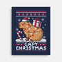 Capy Christmas-None-Stretched-Canvas-NemiMakeit