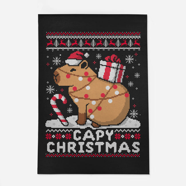 Capy Christmas-None-Indoor-Rug-NemiMakeit