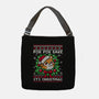 For Fox Sake It's Christmas-None-Adjustable Tote-Bag-NemiMakeit