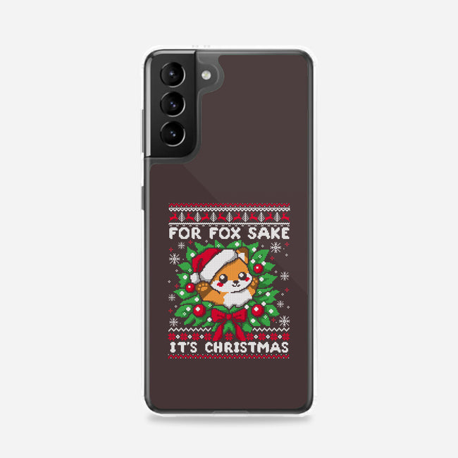 For Fox Sake It's Christmas-Samsung-Snap-Phone Case-NemiMakeit