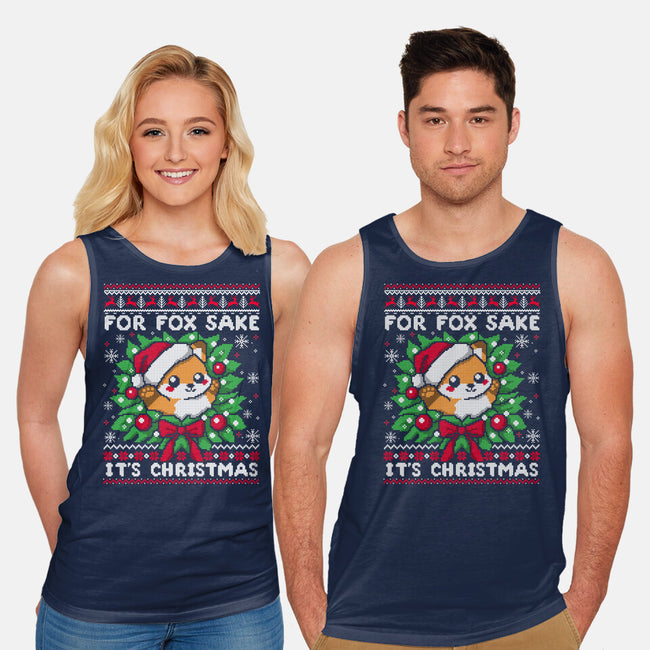 For Fox Sake It's Christmas-Unisex-Basic-Tank-NemiMakeit