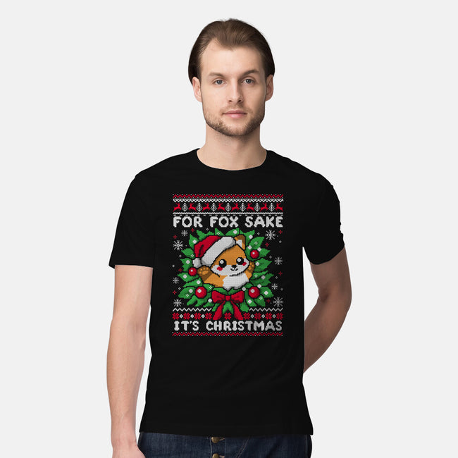 For Fox Sake It's Christmas-Mens-Premium-Tee-NemiMakeit