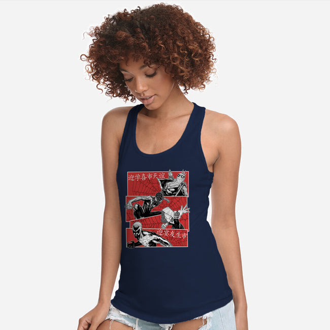 The Spider Squad-Womens-Racerback-Tank-Astrobot Invention