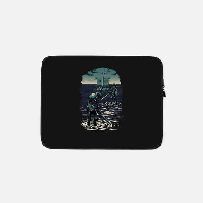 Link Vs Dark Link-None-Zippered-Laptop Sleeve-Diego Oliver