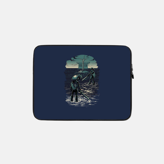 Link Vs Dark Link-None-Zippered-Laptop Sleeve-Diego Oliver