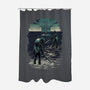 Link Vs Dark Link-None-Polyester-Shower Curtain-Diego Oliver