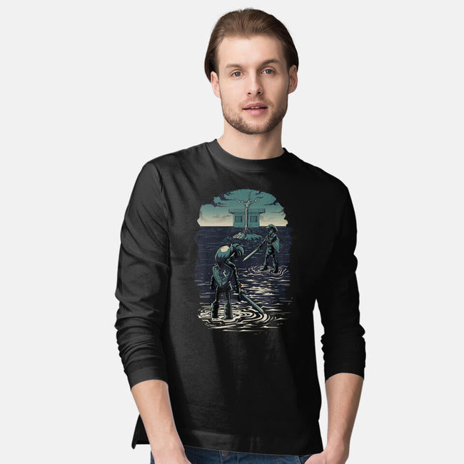 Link Vs Dark Link-Mens-Long Sleeved-Tee-Diego Oliver