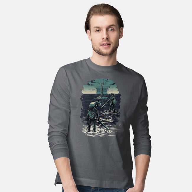 Link Vs Dark Link-Mens-Long Sleeved-Tee-Diego Oliver