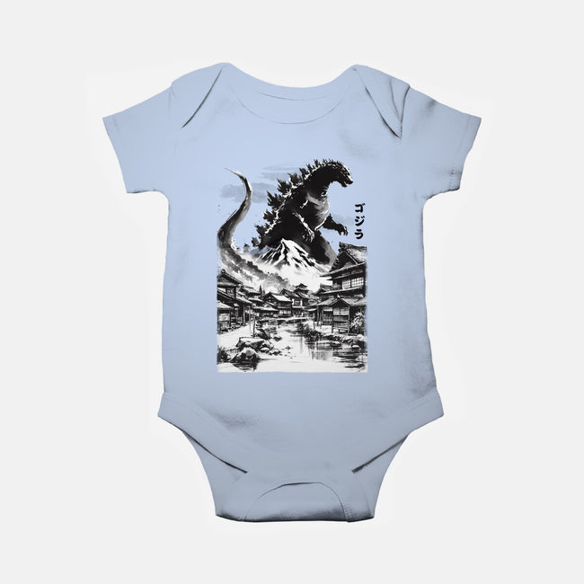 King In The Japanese Village-Baby-Basic-Onesie-DrMonekers