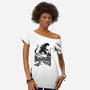 King In The Japanese Village-Womens-Off Shoulder-Tee-DrMonekers