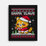 Santa Claws Cat-None-Stretched-Canvas-NemiMakeit