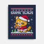 Santa Claws Cat-None-Stretched-Canvas-NemiMakeit