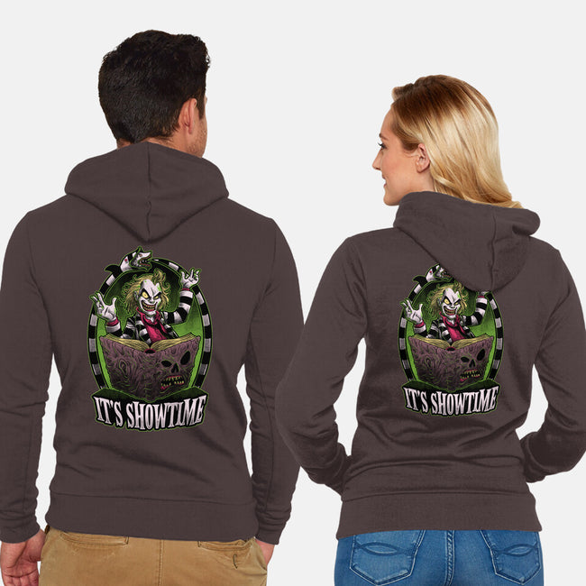 Necronomicon Beetle Show-Unisex-Zip-Up-Sweatshirt-Studio Mootant