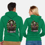 Necronomicon Beetle Show-Unisex-Zip-Up-Sweatshirt-Studio Mootant