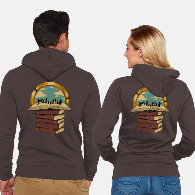 Fantastic Adventure Vol 2-Unisex-Zip-Up-Sweatshirt-Hafaell