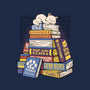 Cat Books Feline Library-Baby-Basic-Tee-tobefonseca