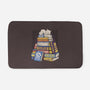 Cat Books Feline Library-None-Memory Foam-Bath Mat-tobefonseca