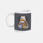 Cat Books Feline Library-None-Mug-Drinkware-tobefonseca