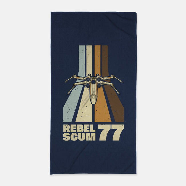 Retro Vintage Scum-None-Beach-Towel-retrodivision