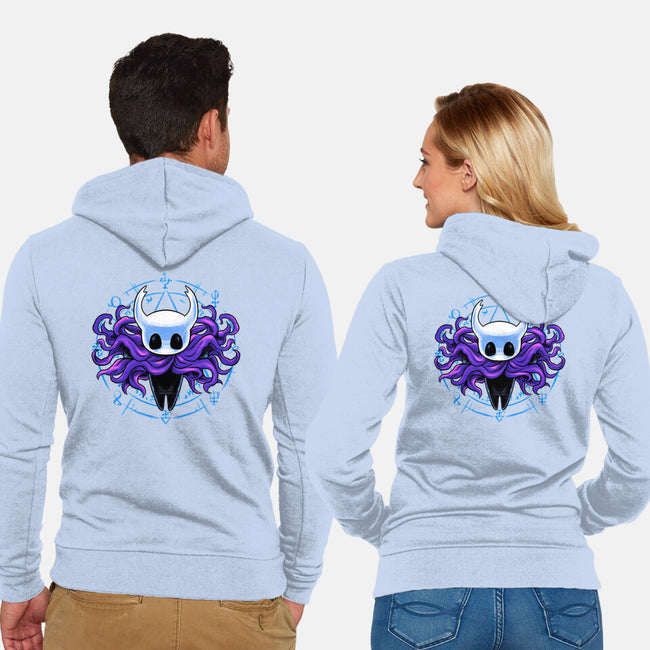 Shadow Knight Cult-Unisex-Zip-Up-Sweatshirt-spoilerinc