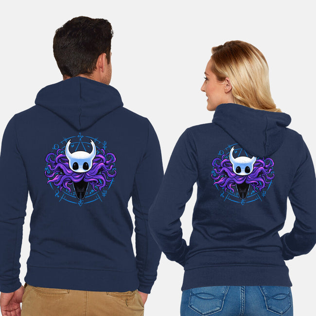 Shadow Knight Cult-Unisex-Zip-Up-Sweatshirt-spoilerinc