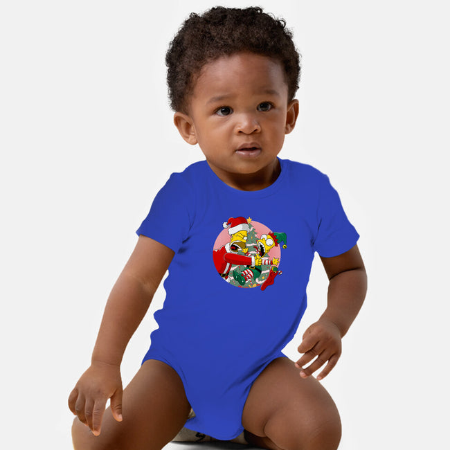 Not Santa's Helper-Baby-Basic-Onesie-MarianoSan