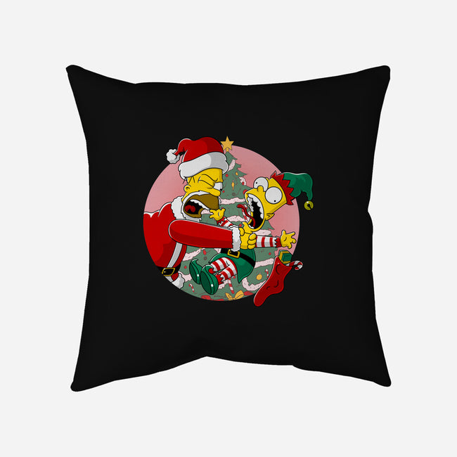 Not Santa's Helper-None-Removable Cover-Throw Pillow-MarianoSan