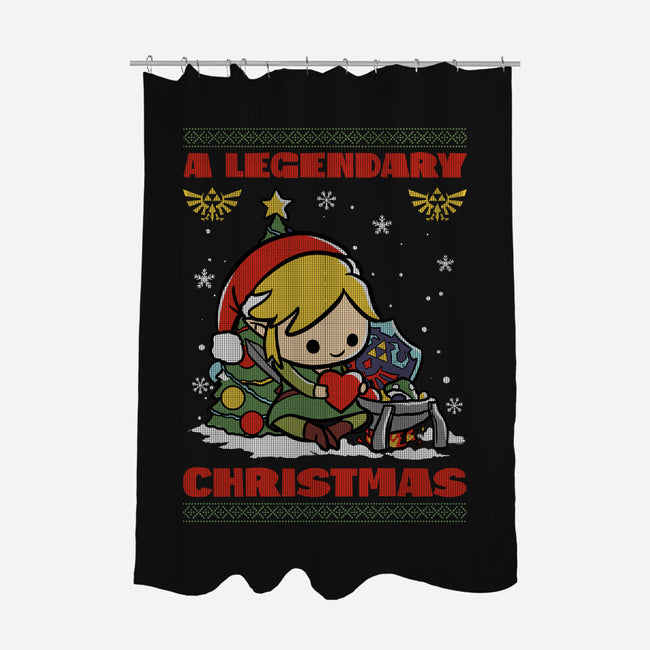 Legendary Christmas-None-Polyester-Shower Curtain-fanfabio