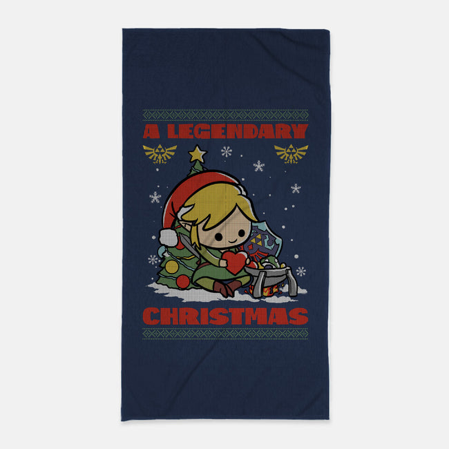 Legendary Christmas-None-Beach-Towel-fanfabio